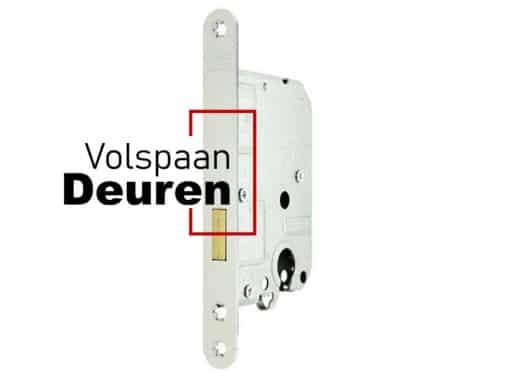 Binnendeur cilinderkastslot DM50 wit gelakt LS/RS model 1258/2