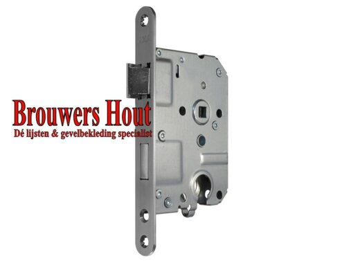 Binnendeur cilinderslot DM50 PC55 RVS LS/RS model 1269/4 zonder sluitplaat