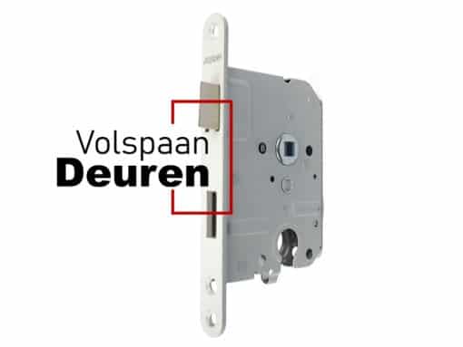 Binnendeur cilinderslot DM50 PC55 wit gelakt LS/RS model 1269/4