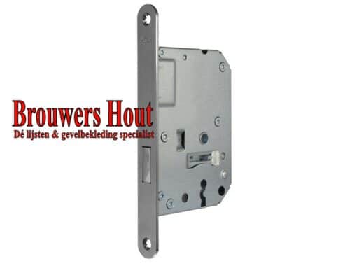 Binnendeur klavierkastslot DM50 RVS model 1256/2 zonder sluitplaat