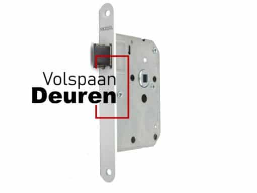 Binnendeur loopslot DM50 wit gelakt LS/RS model 1255/2