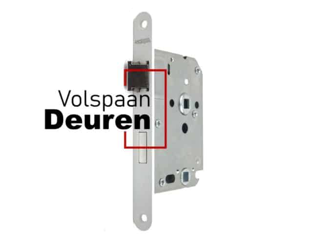 Binnendeur vrij/bezetslot DM50 63/8 wit gelakt LS/RS model 1264/4
