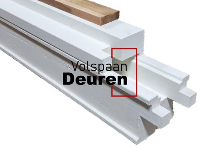 Hardhouten binnendeurkozijn stomp FSC 56x115mm sponning 25mm