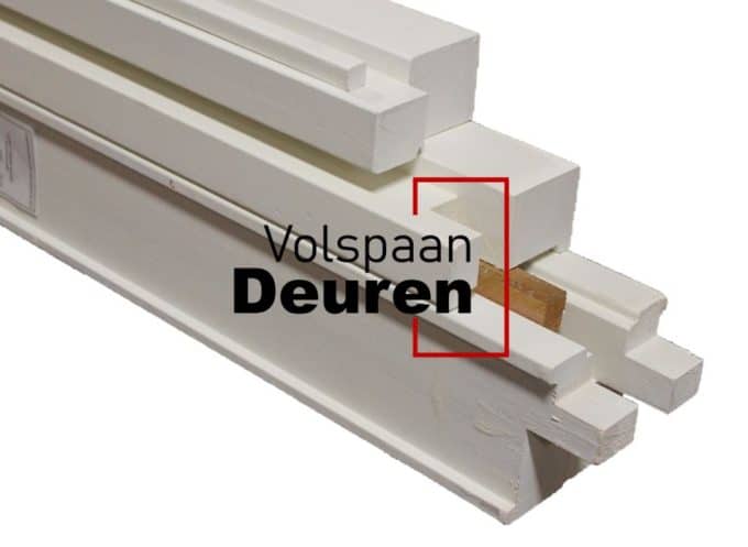 Hardhouten binnendeurkozijn stomp FSC 56x90mm met bovenlicht