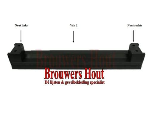 DTS dorpel set afm. 67x114mm BI57+ (incl. neuten, bouten en pluggen)