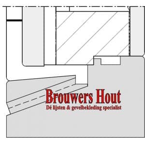 DTS buiten draaiende dorpel BU67 67x114mm - Afbeelding 4