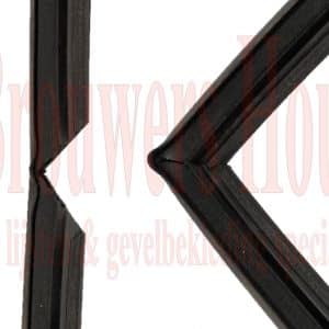 Rubberen tocht kaderprofiel 15mm - Afbeelding 3