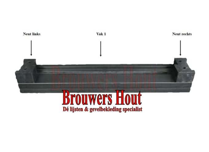DTS dorpel set afm. 67x114mm BU67-BI57