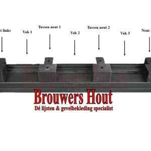 DTS dorpel set afm. 67x114mm BU67-BI57 - Afbeelding 3