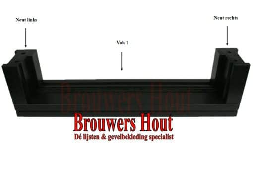DTS dorpel set afm. 67x114mm BU67+ neut 110mm hoog