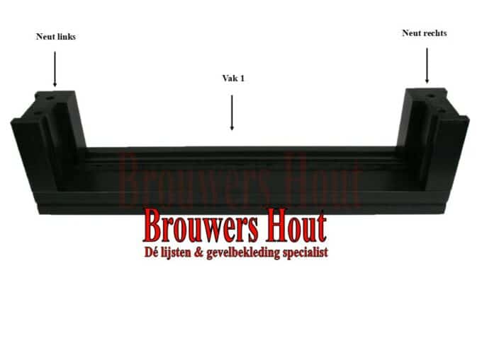 DTS dorpel set afm. 67x114mm BU67+ neut 110mm hoog
