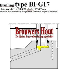 DTS dorpel set afm. 67x114mm BI57+ (incl. neuten, bouten en pluggen) - Afbeelding 9