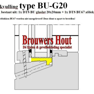 DTS dorpel set afm. 67x114mm BU67+/BI57 2x wissel - Afbeelding 8