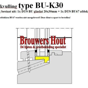 DTS dorpel set afm. 67x114mm BU67+/BI57 2x wissel - Afbeelding 11