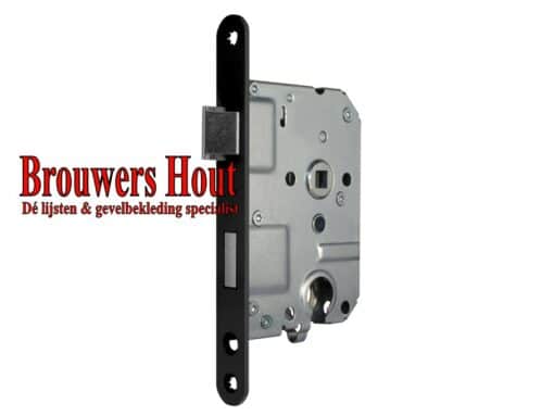 Binnendeur cilinderslot DM50 PC55 zwart gelakt LS/RS model 1269/4 zonder sluitplaat