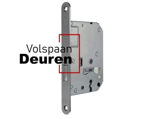 Binnendeur klavierkastslot RVS DM50 1256/2