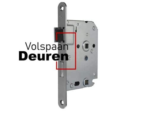 Binnendeur vrij/bezetslot RVS 1264/4