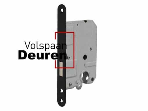 Binnendeur cilinderkastslot zwart 1258/2