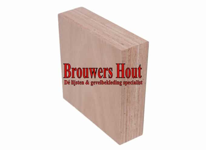 Alu Stabiel massieve deurplaat 40mm 1220x2500mm 10 jaar garantie