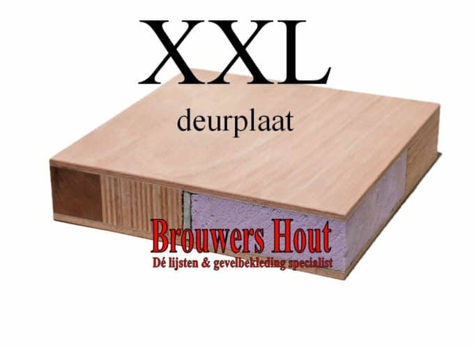 Alu Iso XXL deurplaat 40mm 1500x3000mm 10 jaar garantie