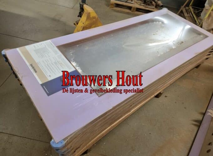 Volspaan deur met HPL + glasvak 930x2315mm