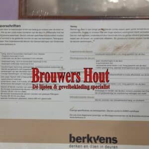 Volspaan deur met HPL + glasvak 930x2315mm - Afbeelding 2