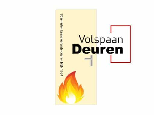 Brandwerende deur 30 minuten hoogte 2115mm